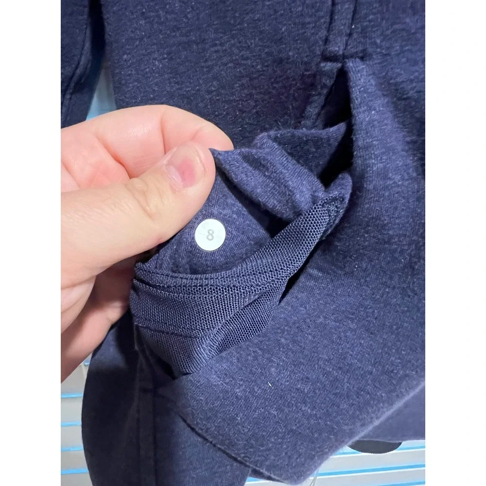 Lululemon Define Jacket Women's Size 8 Blue Full Zip‎ Athletic Fitted